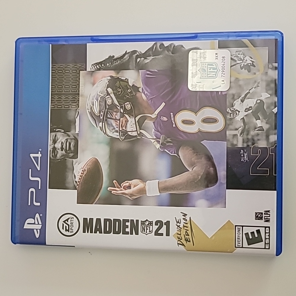 Playstation PS4 NFL Madden 21 Deluxe Edition Blu-Ray Disc
